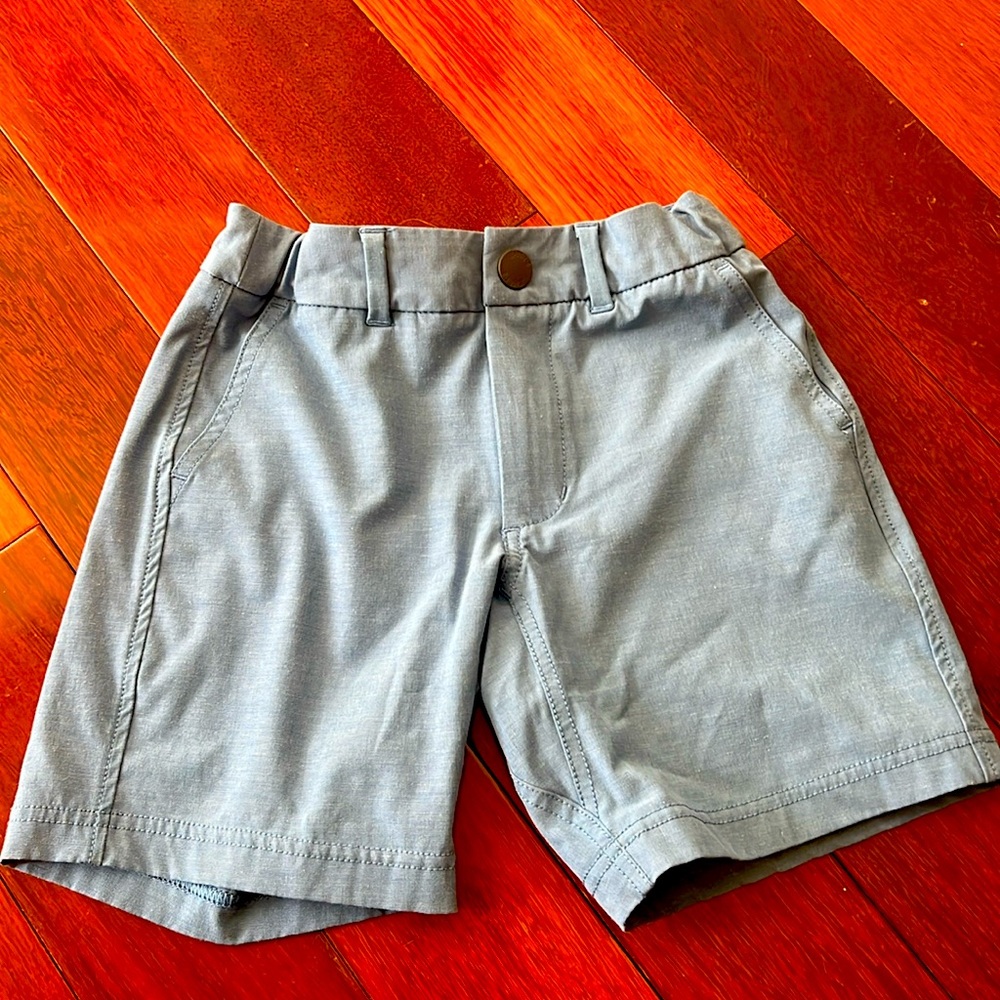 Like New Johnnie-O Performance Light Blue Golf Shorts